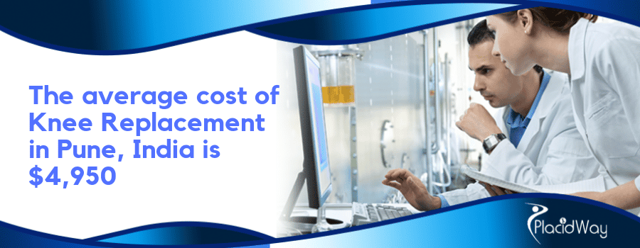 The average cost of Knee Replacement in Pune, India is $4,950